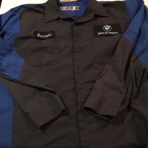 Red Kap Bmw Mechanics Work Shirt Xl 